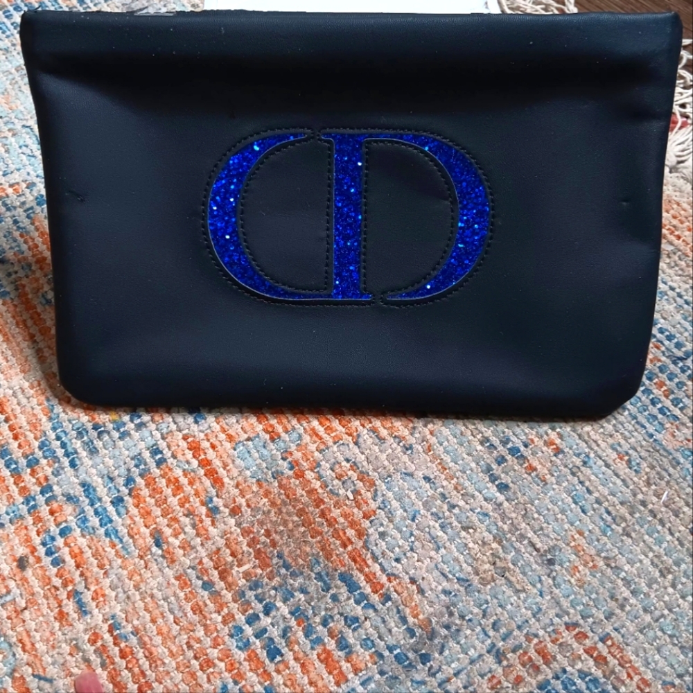 authentic Dior makeup bag